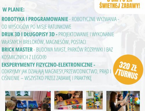 Zapraszamy na wakacyjne warsztaty z ROBOTYKI i DRUKU 3D